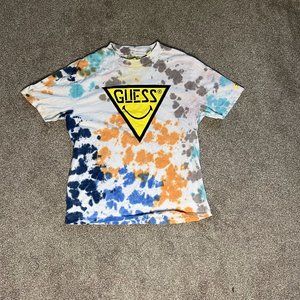 Guess x Chinatown Market Smiley Tye Dye Shirt